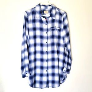 Boston Traders Flannel Plaid Long Sleeve Shirt - M
